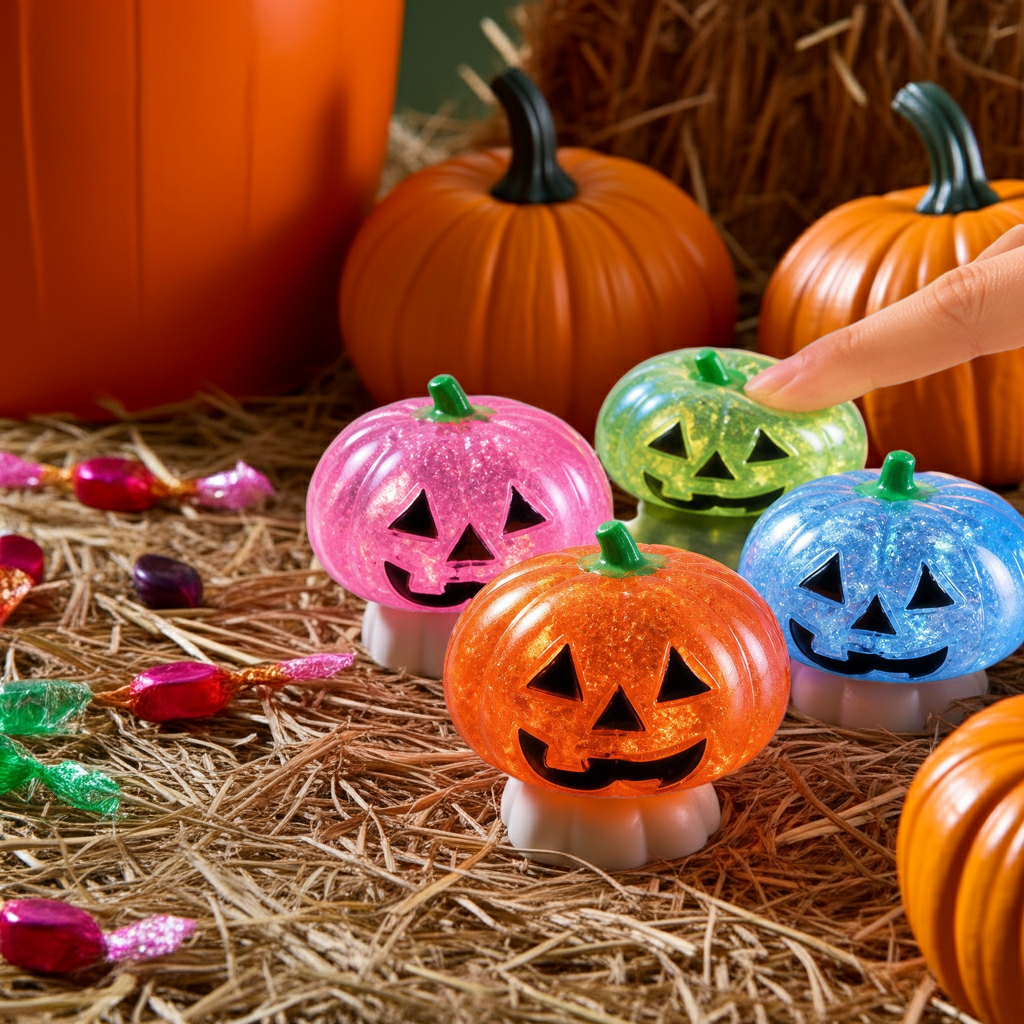 Halloween Gift Scary Dumpling Squeeze Toy With Bounceback